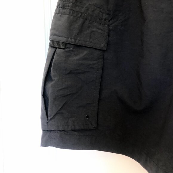 Columbia Swim Trunks Men's Lined Black with Cargo and Back Pockets Size Large - Picture 3 of 15